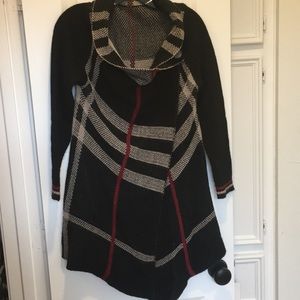 Plaid cardigan